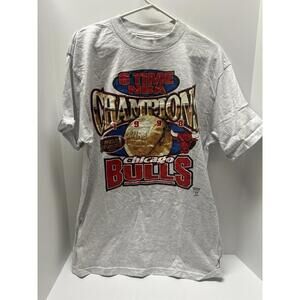 1998  7 Chicago Bulls  Champions  T-Shirt 99 Cotton